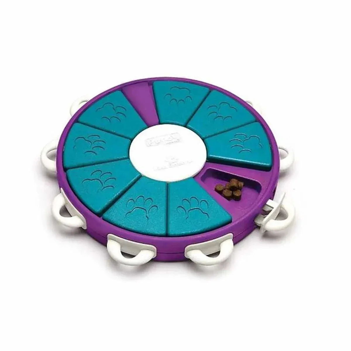 Nina Ottosson Dog Twister Interactive Treat Dog Puzzle Dog Toy Purple Level 3