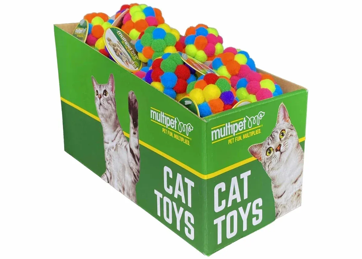 Multipet Lamb Chop Cat Toy 4 in