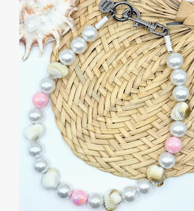 Blush Tide Beaded Collar