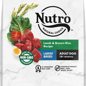 Nutro Natural Choice Large Breed Adult Lamb & Rice Dry Dog Food - 20 lb Bag