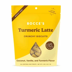 Bocce's Bakery Turmeric Latte Biscuit Dog Treats 5 oz