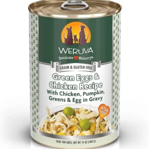 Weruva Green Egg and Chicken Canned Dog Food - 5.5 Oz - Case of 24