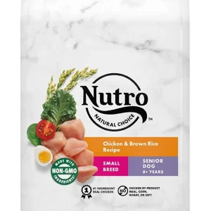 Nutro Natural Choice Small Breed Senior Chicken, Rice & Sweet Potato Dry Dog Food - 5 lb Bag
