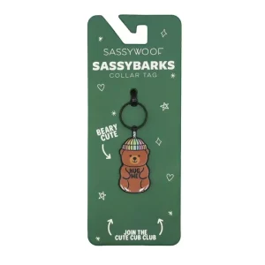 Starbarks Hug Me Bear Cup Collar Charm