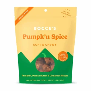 Bocce's Bakery Pumpk'n Spice Soft & Chewy Dog Treats 6 oz
