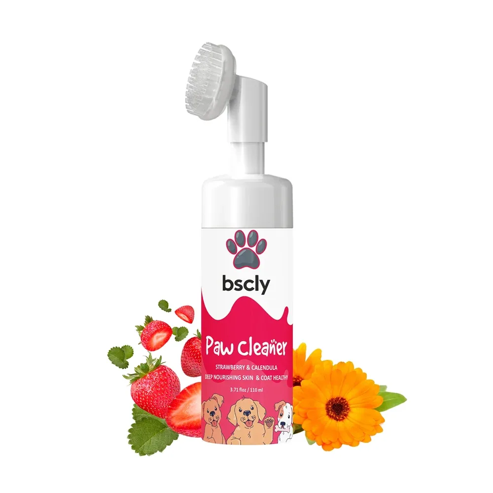 Bscly Paw Cleaner with Strawberry & Calendula for Dogs and Cats - Image 2