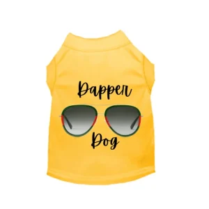 Designer Dapper Dog Tee - Sleeveless Dog Shirt by Bark Fifth Avenue