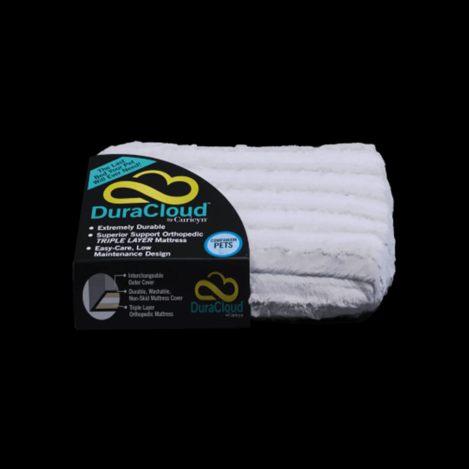 DuraCloud Orthopedic Pet Bed and Crate Pad - Image 2