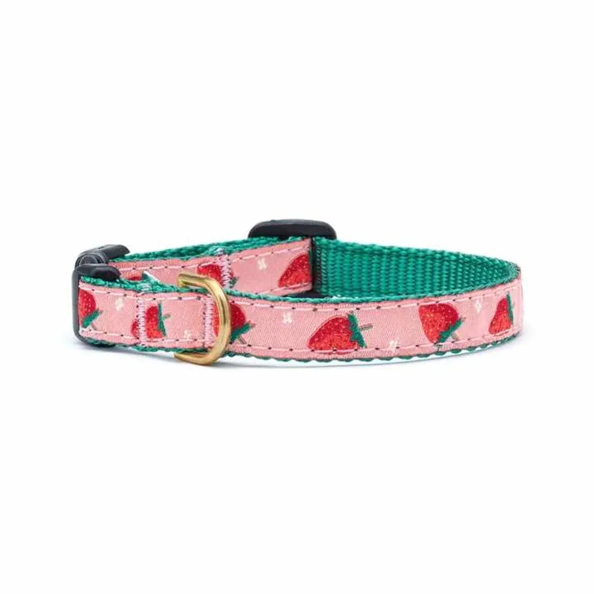 Up Country Strawberry Fields Cat Collar - Image 2