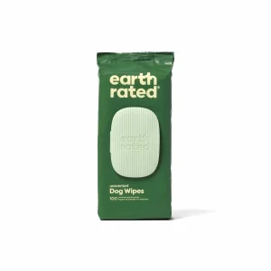 Earth Rated Unscented Dog Grooming Wipes 100 ct