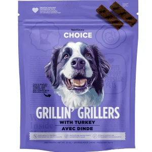 Nutrisource Choice Grillin' Grillers Turkey Soft and Chewy Dog Treats