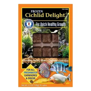 San Francisco Bay Brand Frozen Cichlid Delight Cubes