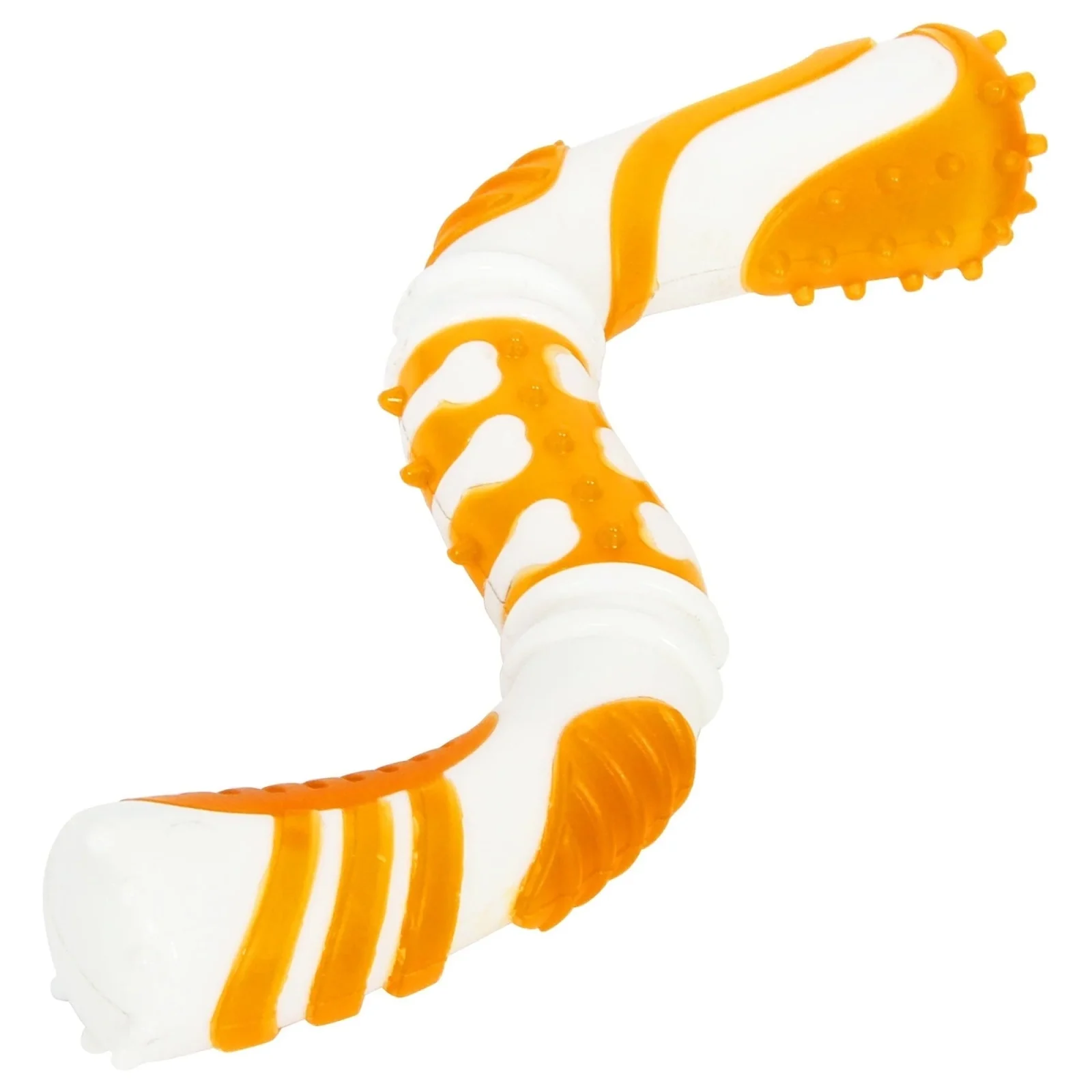 Pet Life ® 'Denta-Twist' TPR Durable Dental Chew Toy - Image 2