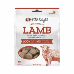 Etta Says! Eat Simple! 100% Freeze-Dried Dog Treats Lamb 2.5 oz