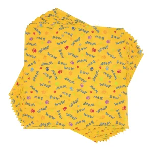 Woof Bow Wow Dog Bandana, 22 inch, 12 Pack