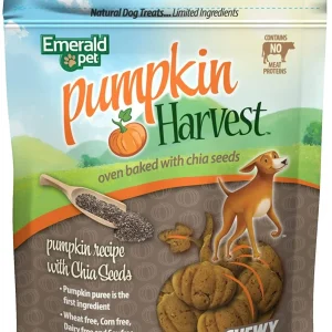 Emerald Pet Harvest Pumpkin Pumpkin Harvest Shipper Display Chewy Dog Treats - 48ct