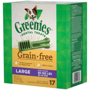 Greenies Grain Free Large Tub Treat Pack Dental Dog Treats - 27 oz