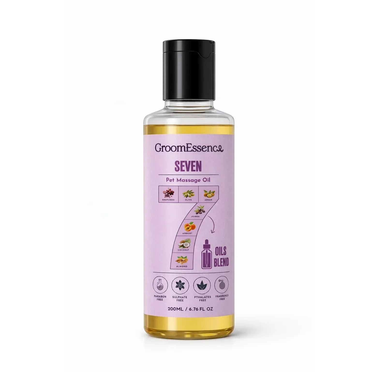 GroomEssence Seven Massage Oil for Dogs & Cats