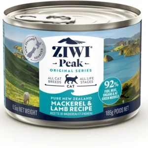 Ziwi Peak Mackerel and Lamb Pate Canned Cat Food - 6.5 Oz - Case of 12