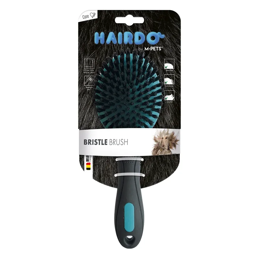 M PETS Bristled Brush for Dogs (Black and Blue) - Image 2