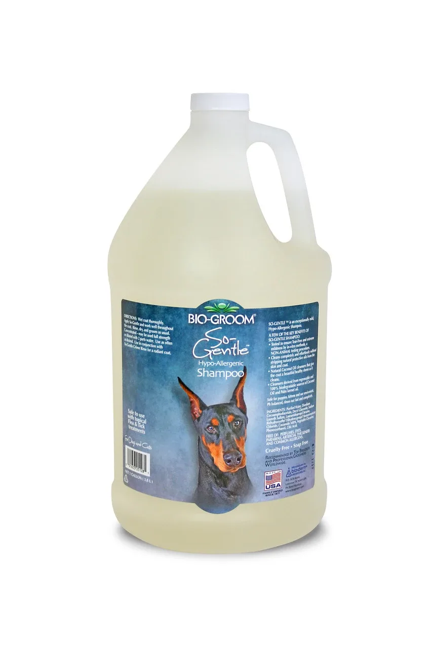 Bio-Groom So-Gentle Hypo-Allergenic Dog & Cat Shampoo, 1 Gallon