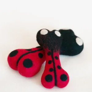 LADYBUG WOOLBONE DOG TOY