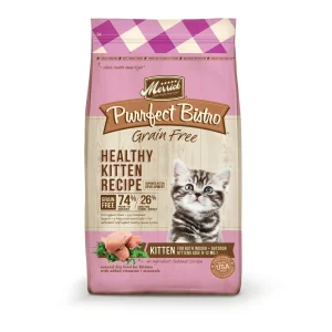 Merrick Purrfect Bistro Grain-Free Healthy Kitten Recipe Dry Cat Food - 4 lb Bag