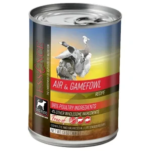 Essence Dog Air & Game Fowl Canned Dog Food - 12/13 oz Cans - Case of 1