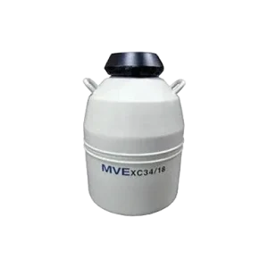 MVE XC 34/18 - 34.8 liter/123 day tank - holds 2,100 - 1/2 mL straws, bulk 3,300