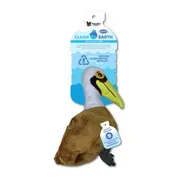 Spunky Pup Clean Earth Recycled Pelican Plush Dog Toy