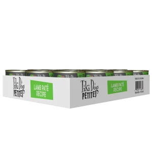 Tiki Dog Petites Lamb Pate Canned Wet Dog Food - 3 oz Cans - Case of 12