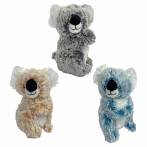 Multipet Minipet Koala Plush Pet Dog Toy Assorted 5 in