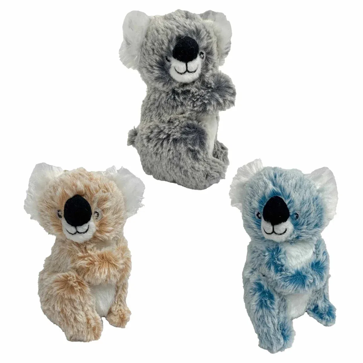 Multipet Minipet Koala Plush Pet Dog Toy Assorted 5 in