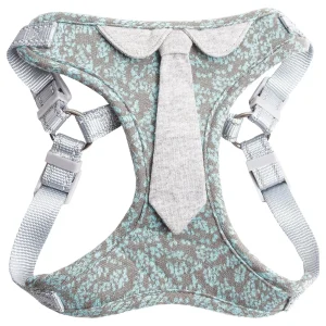 Pet Life ® 'Fidomite' Mesh Reversed and Adjustable Fashion Dog Harness W/ Designer Neck Tie