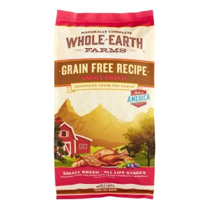 Whole Earth Farms Grain-Free Small Breed Chicken & Turkey Dry Dog Food - 12 lb Bag