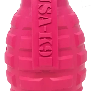 USA-K9 Puppy Grenade Durable Rubber Chew Dog Toy & Treat Dispenser for Teething Pups