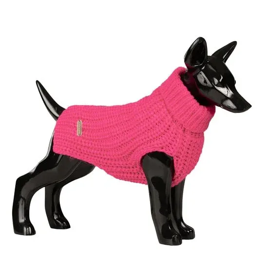 Knit Sweater in Hot Pink - Image 2
