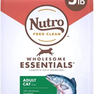 Nutro Adult Cat Salmon & Rice Dry Cat Food - 5 lb Bag