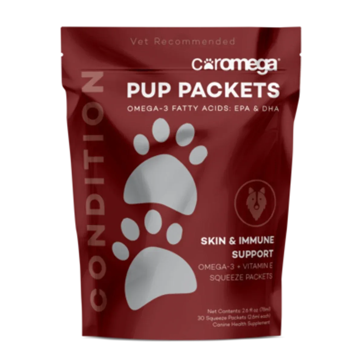 Coromega Pup Packets Omega-3 Skin & Immune Support - Image 2