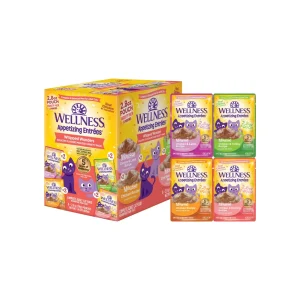 Wellness Appetizing Entrees Grain Free Mousse Cat Food Pouches