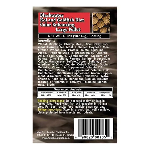 Blackwater Color Large Pellet Food, 40 lbs - Image 2