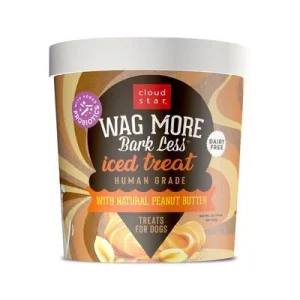 Cloud Star Ice Treats Wag More Bark Less Peanut Butter Iced Treats Iced Dog Treats - 12 oz Cup
