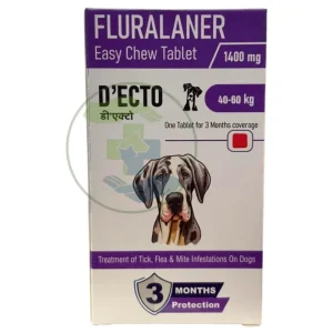 Sihil D Ecto Fluralaner 1400mg Tablet for Dogs 40 to 60kg