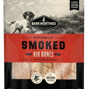 Barkworthies Hickory Smoked Beef Rib Dog Chews 10 ct