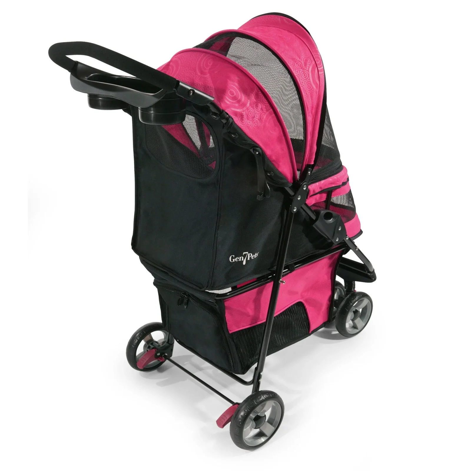 Gen7Pets Raspberry Sorbet Regal Plus Pet Stroller - Image 2