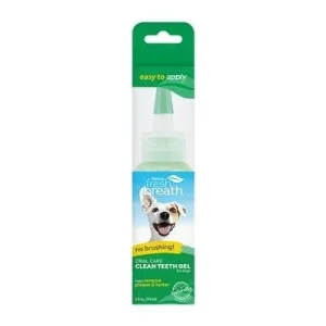 Fresh Breath No Brushing Clean Teeth Dental & Oral Care Gel for Dogs, 2oz.