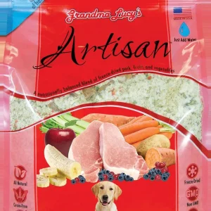 Grandma Lucy's Artisan Grain-Free Pork Freeze-Dried Dog Food - 10 lb Bag