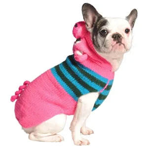 Pink Piggy Hoodie Dog Sweater