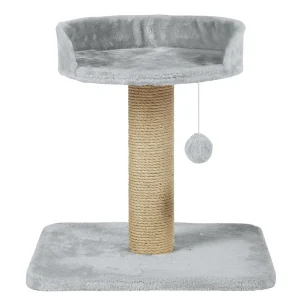 Furrlovers Jute Scratching Posts with Hanging Ball Activity Tree for Cats (Grey)