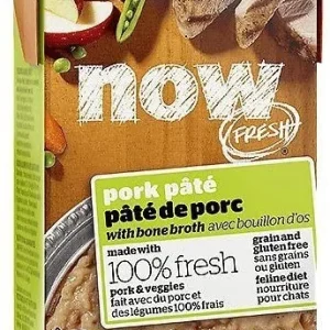 Petcurean NOW FRESH Grain-Free Pork Pate' Wet Cat Food - 6.4 oz - Case of 24